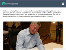 Tablet Screenshot of larrywilcox.net